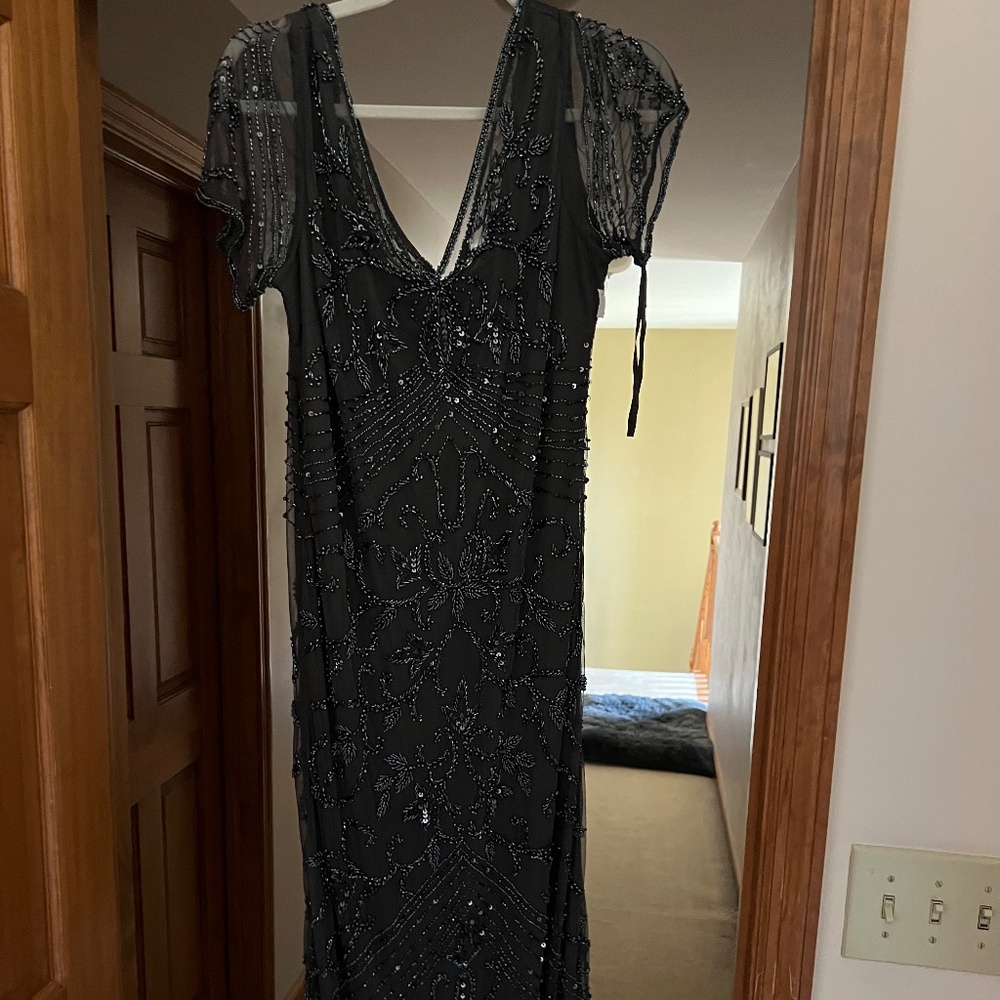 Pizarro Nights Beaded Dress